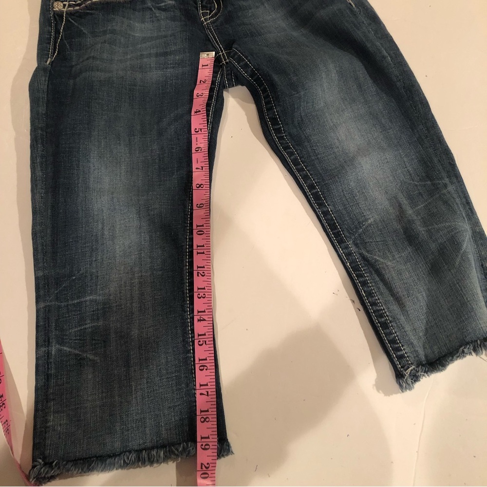 MISS ME Distressed Easy Capri JEANS 28 - Picture 16 of 16